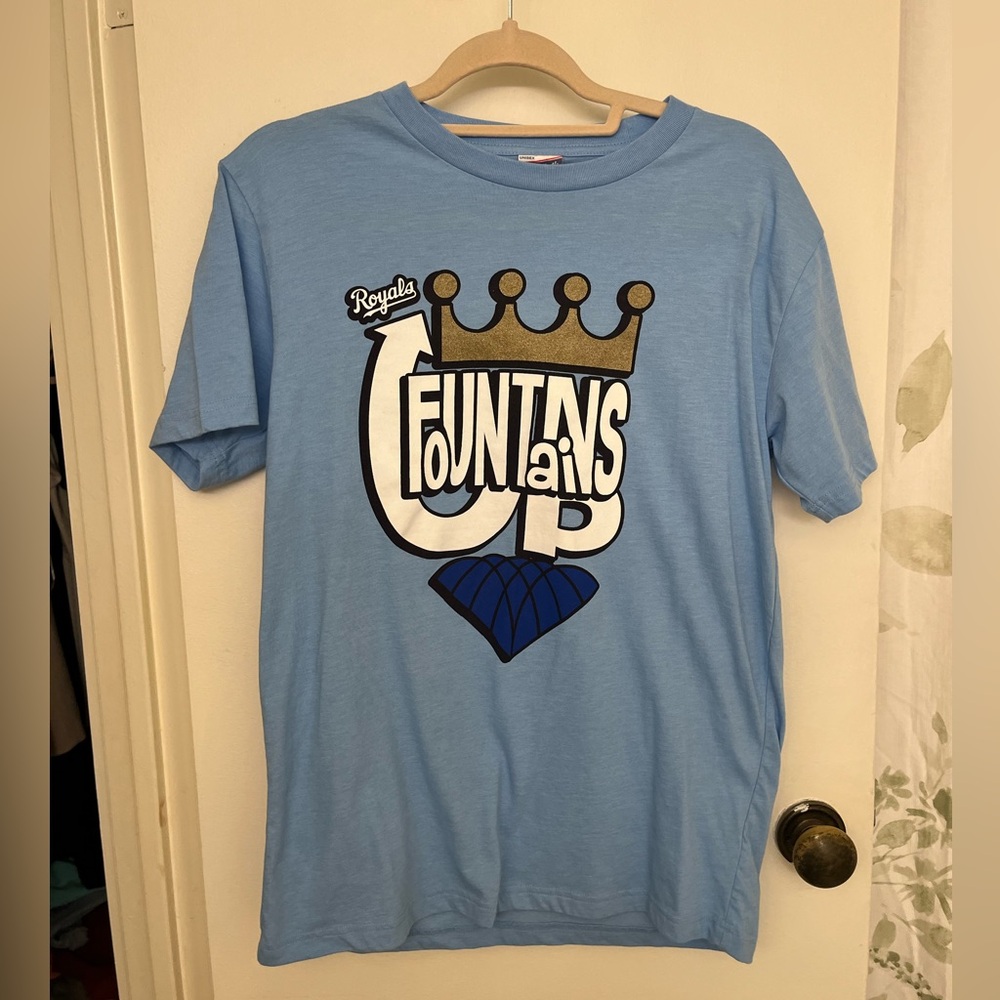 Royals Fountains Up Light Blue Tee